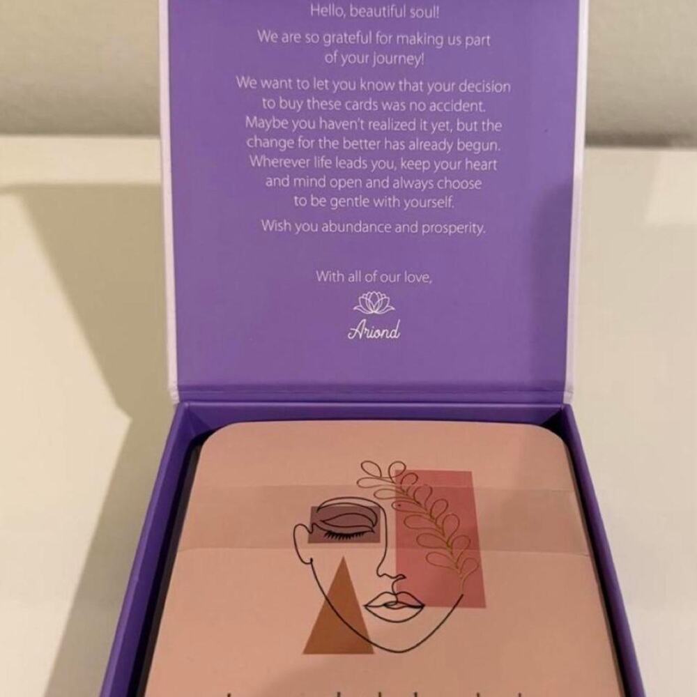 Happier Me Affirmation Cards Ariond 45‎ Card Self Love Manifestation Wellness